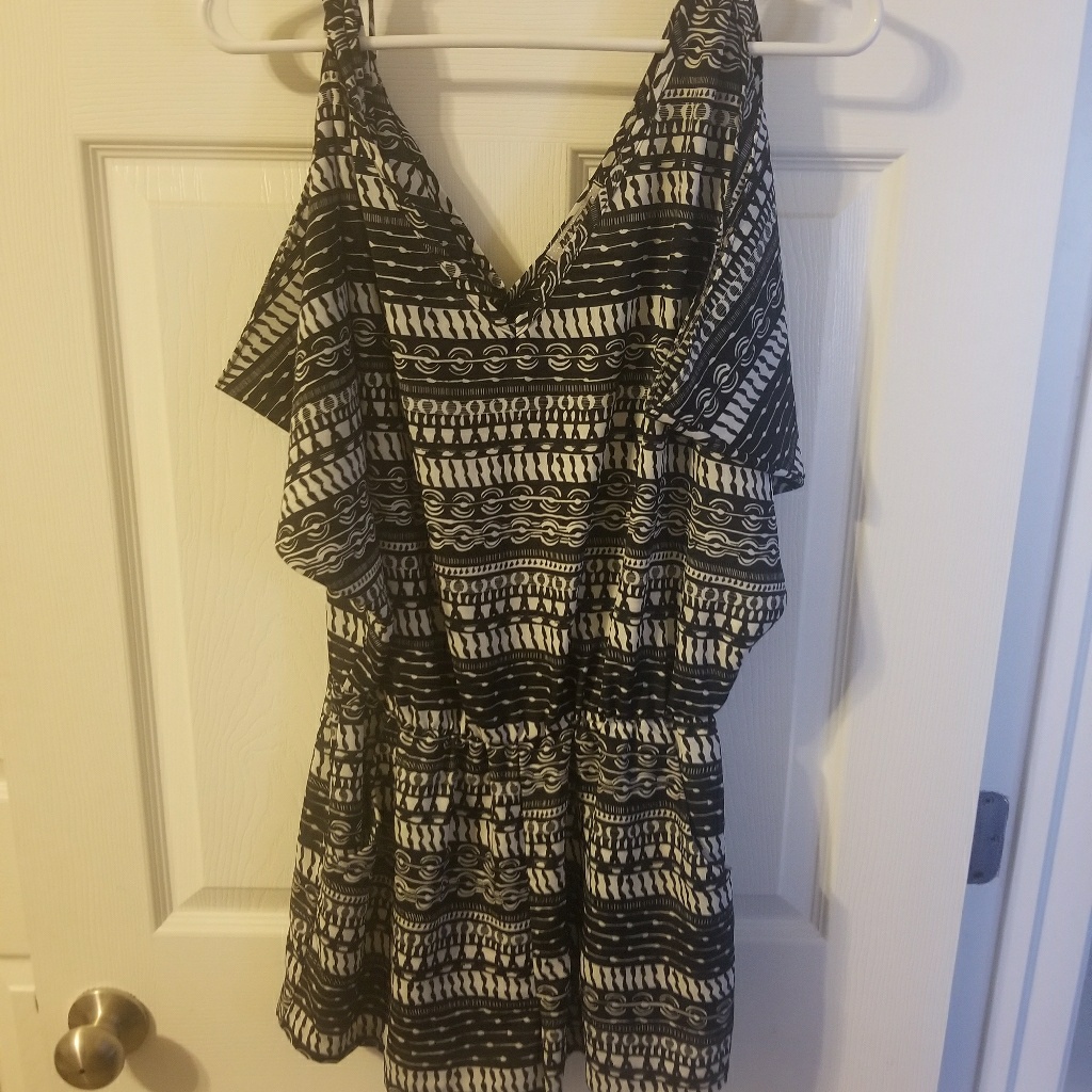 Printed Romper